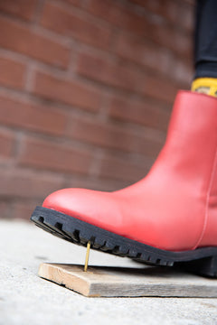 Women's Meti Steel Toe Boots, Cherry Bomb (EH)