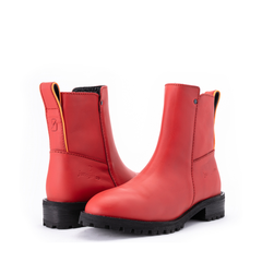 Women's Meti Steel Toe Boots, Cherry Bomb (EH)