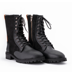Women's Serpentine Steel Toe Boots, Blackout (EH)