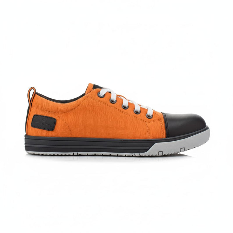 Women's Solstice Composite Toe Sneakers, Hazard Girl Orange (SD-10)
