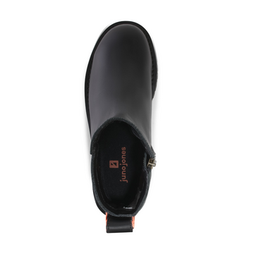Women's Meti Steel Toe Safety Boots, Raven (EH) | Juno Jones