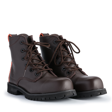 Women's Leeza Composite Toe Safety Boots, Espresso (SD-10) | Juno