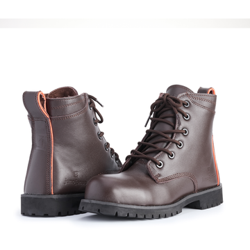 Women's Leeza Composite Toe Safety Boots, Espresso (SD-10) | Juno