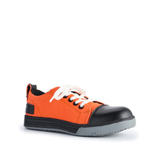 Women's Solstice Composite Toe Sneakers, Hazard Girl Orange (SD-10)