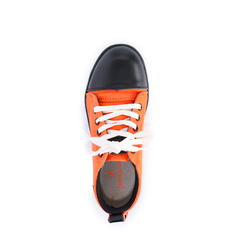 Women's Solstice Composite Toe Sneakers, Hazard Girl Orange (SD-10)