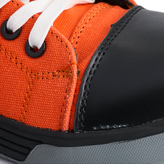 Women's Solstice Composite Toe Sneakers, Hazard Girl Orange (SD-10)