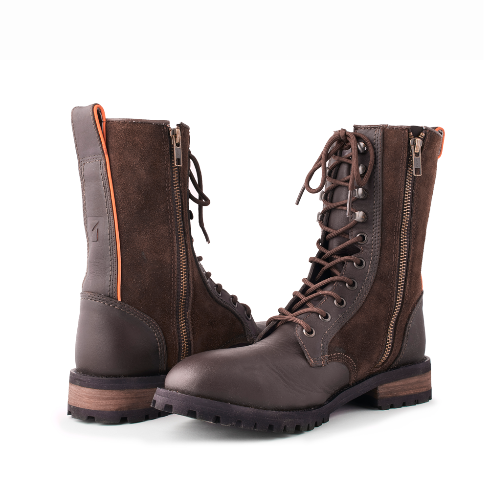 Women's Serpentine Steel Toe Boots, Brownout (EH) – Juno Jones
